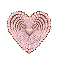 Gif animé coeur rose
